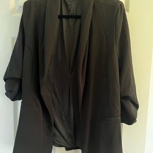 Black blazer with stretch